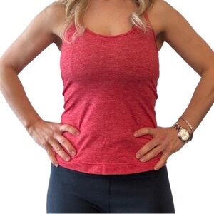 Lululemon Women's Red Racerback Tank Top